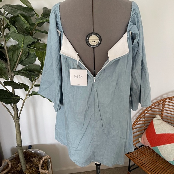 MLM Label Chambray top / mini dress - Picture 6 of 11